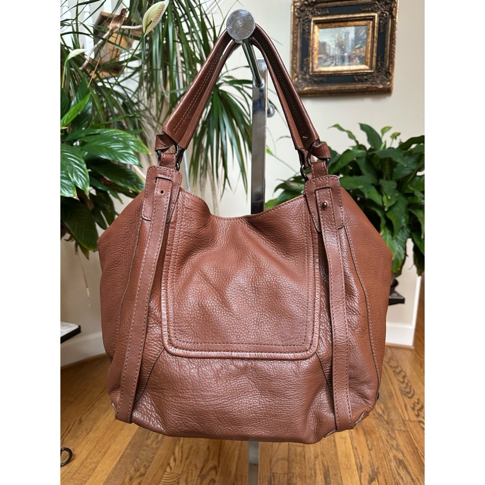 Kooba Brown Leather Jonnie Hobo Shoulder Bag - Picture 2 of 11